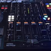 DJ controller close-up